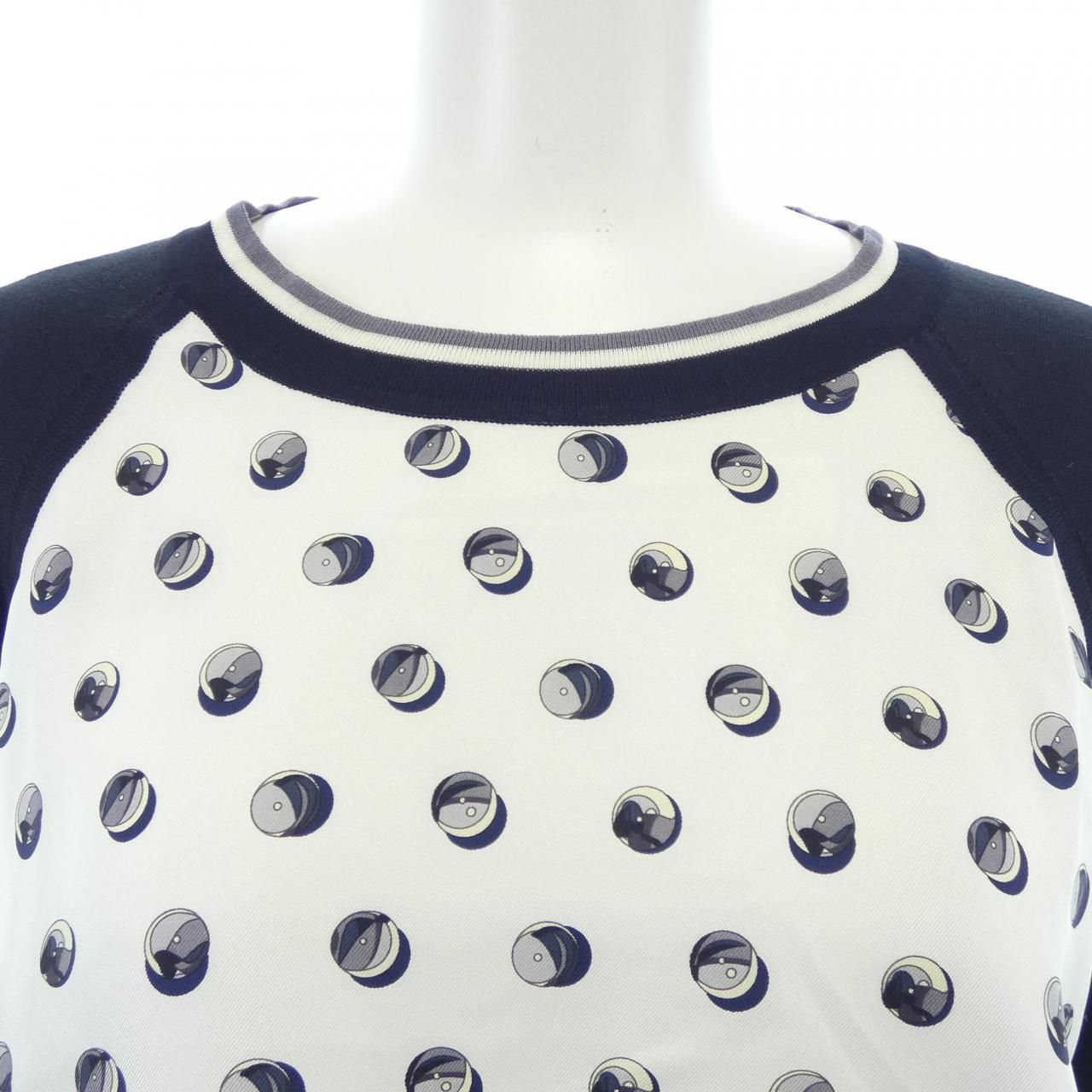  エルメス HERMES JEU DE BILLES ツイルレーヌ. ニット 長袖 ニット セーター