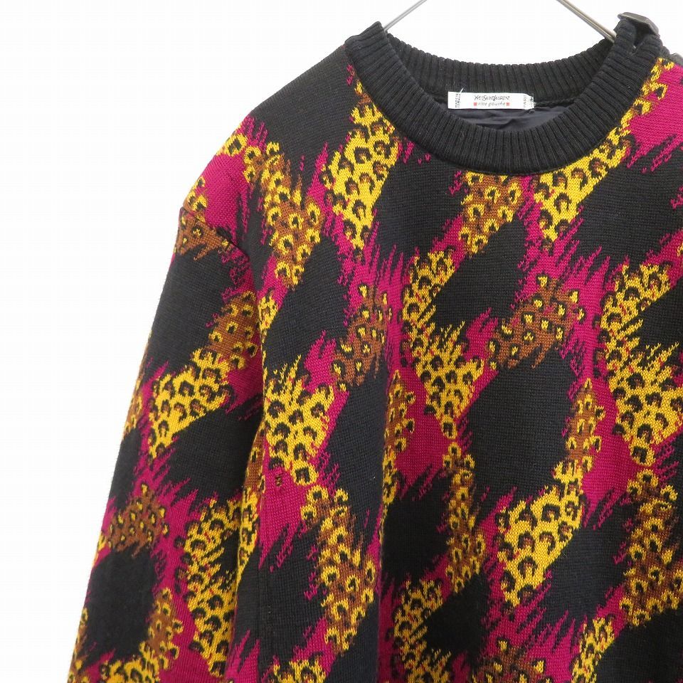 極美品 YVES SAINT LAURENT イヴサンローラン ニットワンピース Yves Saint Laurent イヴ サンローラン ワンピース ニット