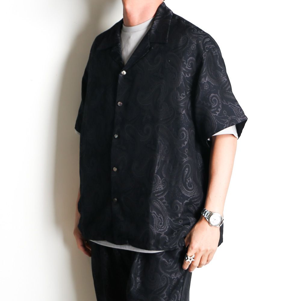 トップス superNova. Aloha shirt - Jacquard size M superNova / Aloha shirt - Flower chain embroidery - compass