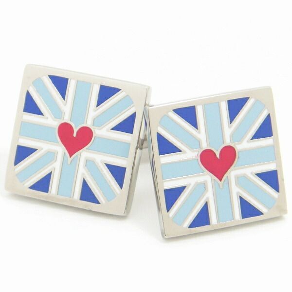 SoniaSpencer 赤ハート ブルー ユニオンジャック カフス カフスボタン カフリンクス cufflinks cuffs メンズ 男性 スーツアクセサリー専門店 父の日 ギフトにも 誕生日 プレゼント プチギフト おしゃ
