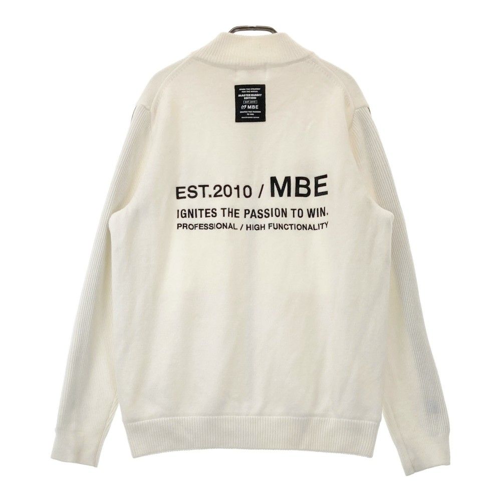 サイズ：5 MASTER BUNNY EDITION マスターバニーエディション 2023年 ニットジャケット  ホワイト系 [240101440887] ゴルフウェア メンズ ストスト MASTER BUNNY EDITION マスターバニーエディション 2023年