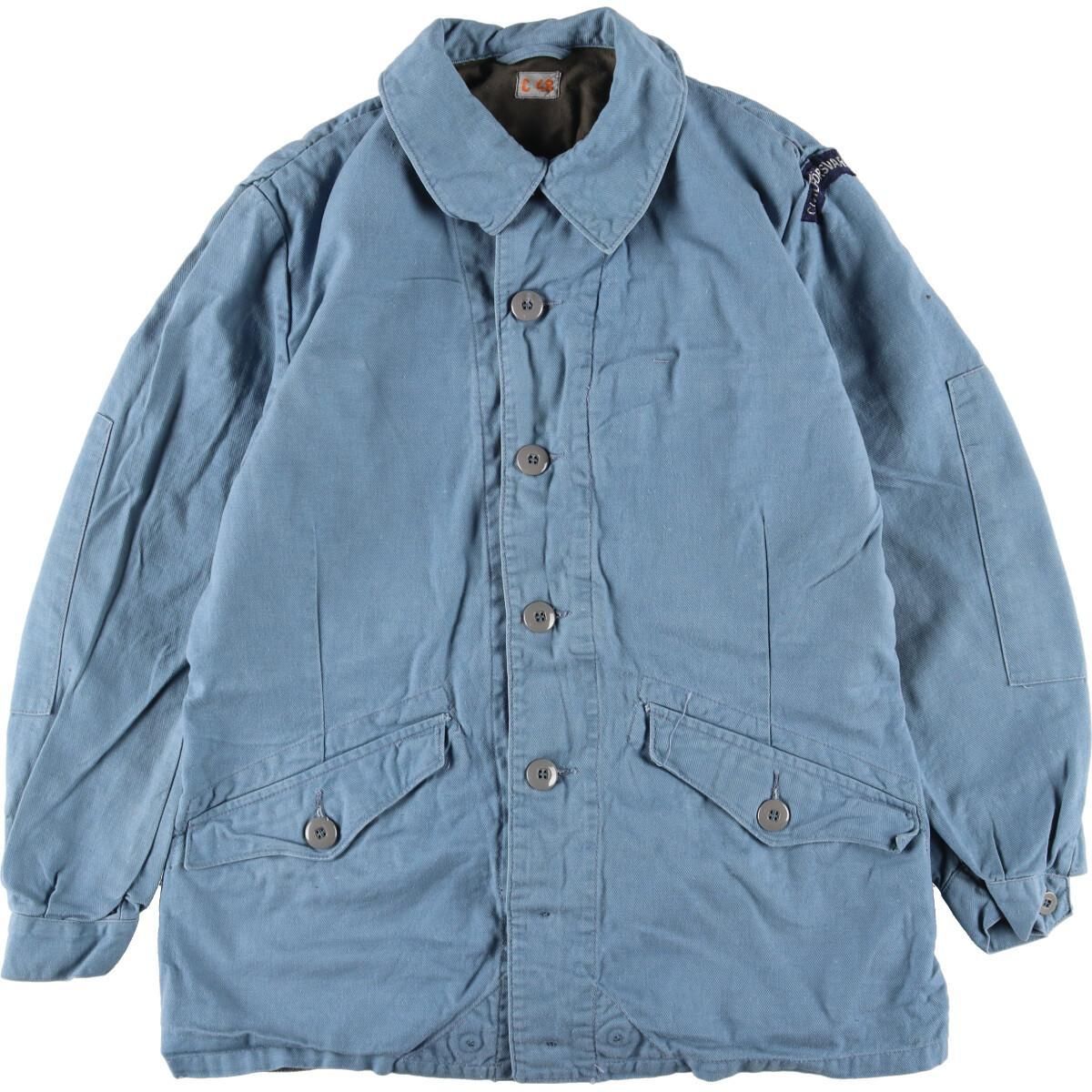 古着 70年代 スウェーデン軍実品 M-59 ライトブルー ミリタリー 