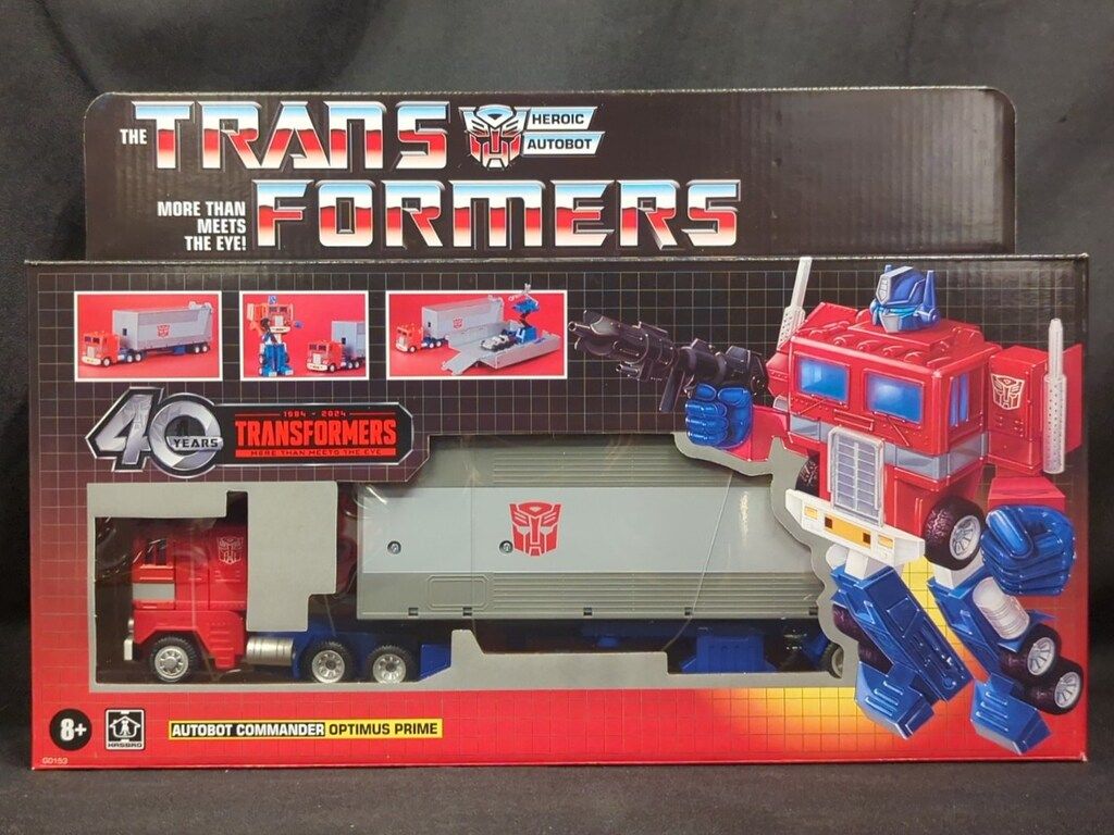 HASBRO 1984-2025 TRANSFORMERS MORE THAN MEETS THE EYE 40YEARS OPTIMUS PRIME