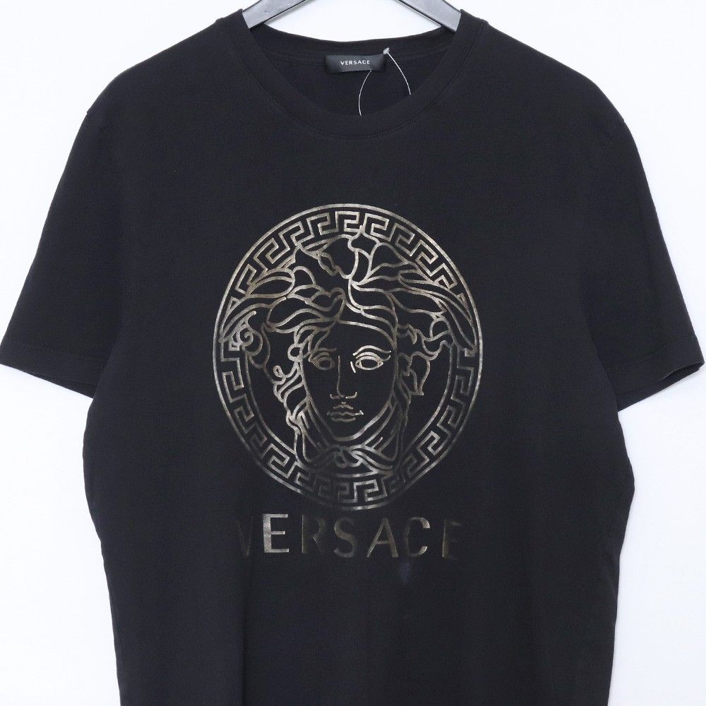 ◆VERSACE◆ メデューサプリント コットンTシャツ VERSACE メデューサプリントTシャツ XLサイズ - メルカリ