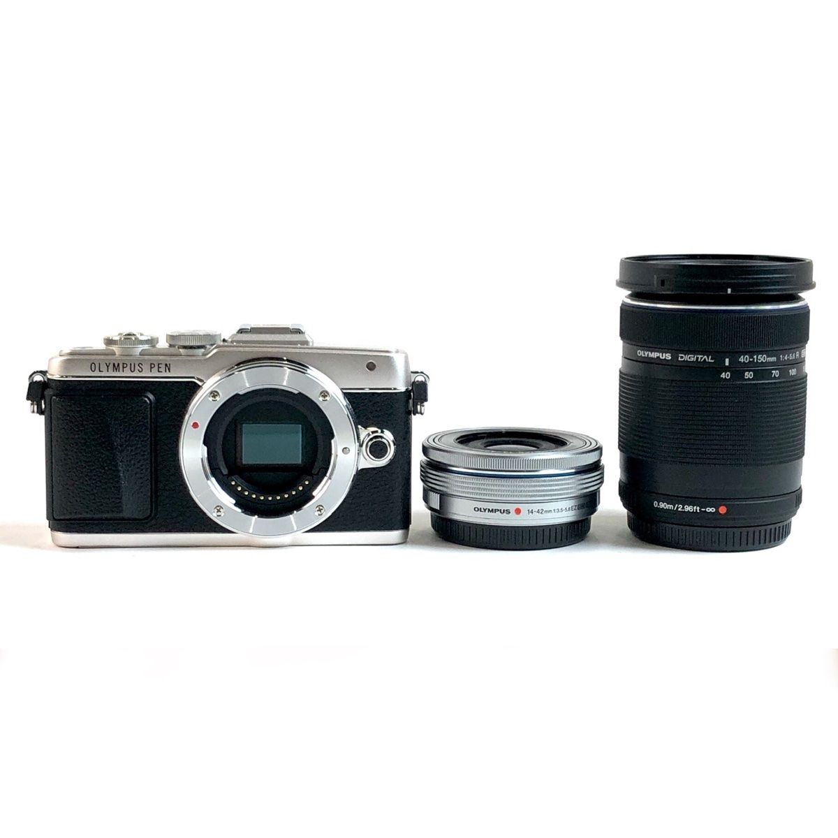 オリンパス OLYMPUS PEN Lite E-PL7 EZダブルズームキット シルバー 