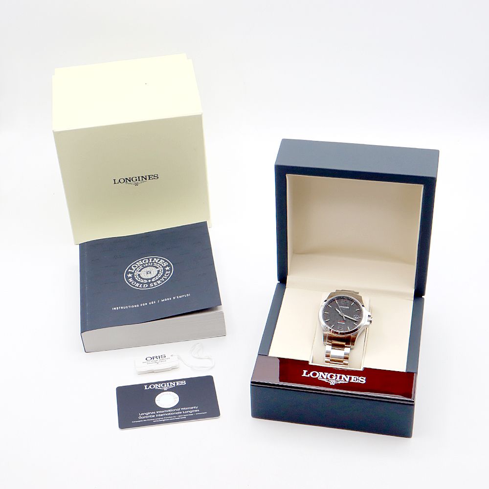 電池交換済 LONGINES ロンジン コンクエスト VHP L3.716.4