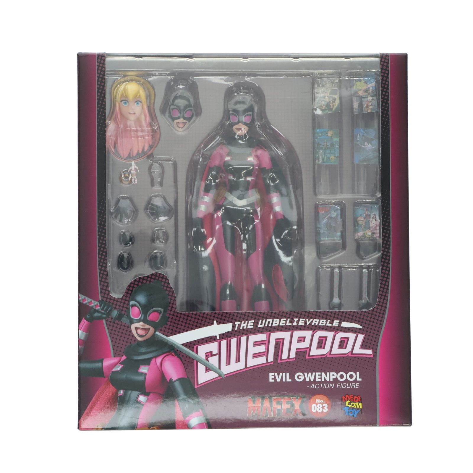 MARVEL - マフェックス No.083 MAFEX EVIL GWENPOOL(イヴィル・グウェンプール) MARVEL COMICS(マーベルコミックス) 完成品 可動フィギュア メディコム・トイ マフェックス No.083 MAFEX EVIL GWENPOOL(イヴィル・グウェン