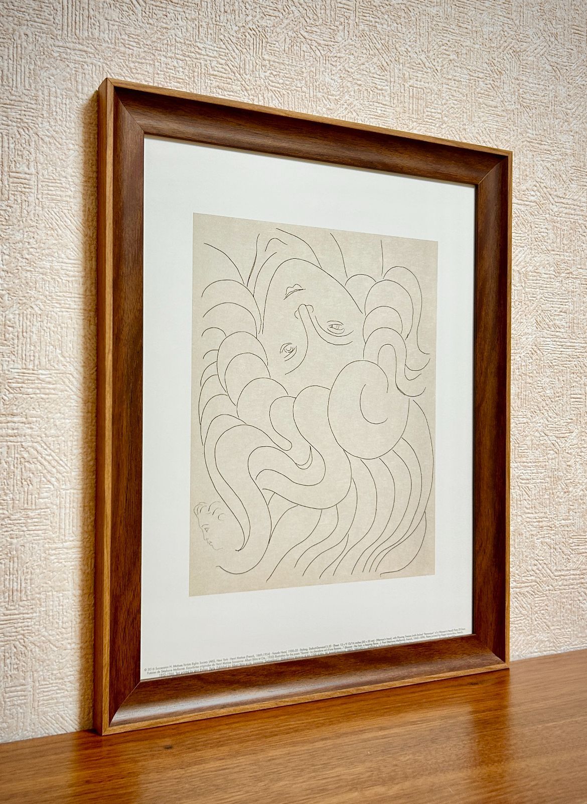 アンリ・マチス、窓辺の女、希少な画集より、状態良好、新品高級額 ☆額縁付アートポスター☆アンリ・マティス(マチス)☆Matisse
