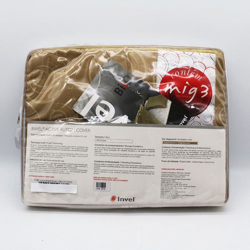 invelインヴェル MIG3 掛けカバー シングル新品 ベージュ