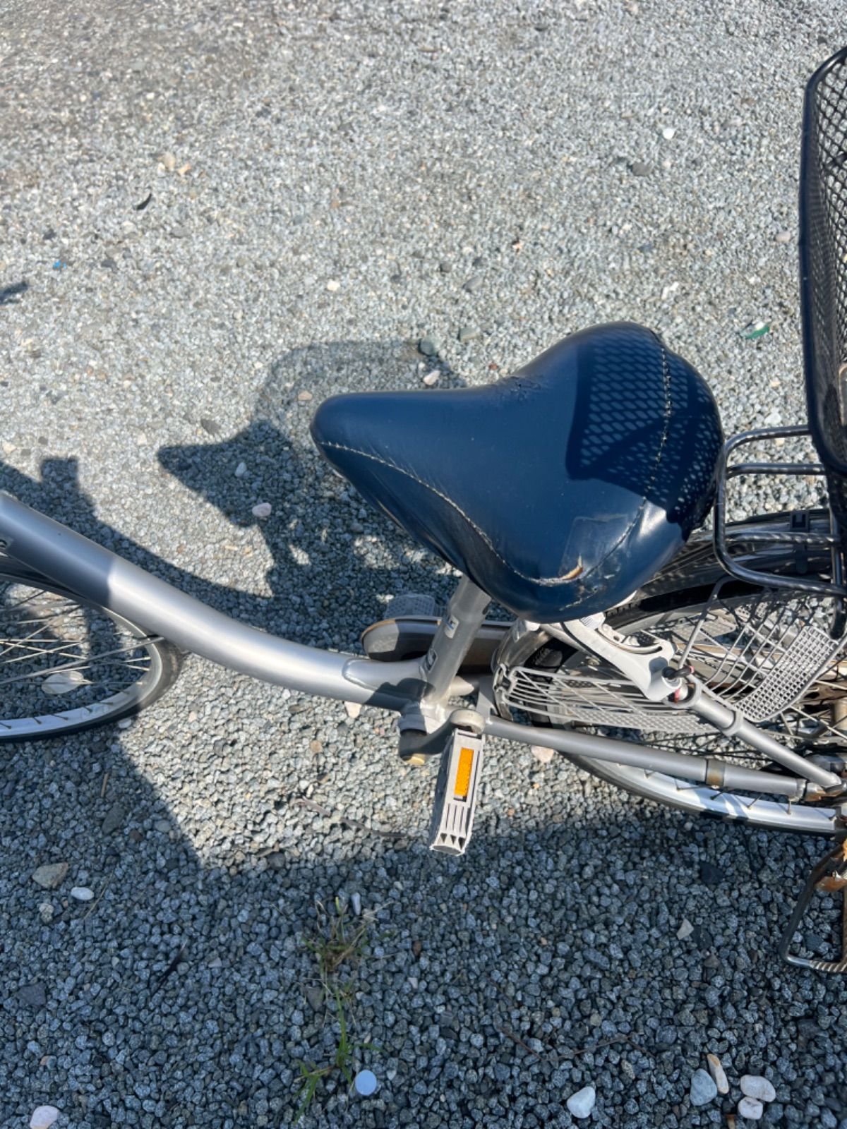 ⭐︎ Panasonic 自転車 カゴ付き 中古 Alair 26インチ シルバー - メルカリ