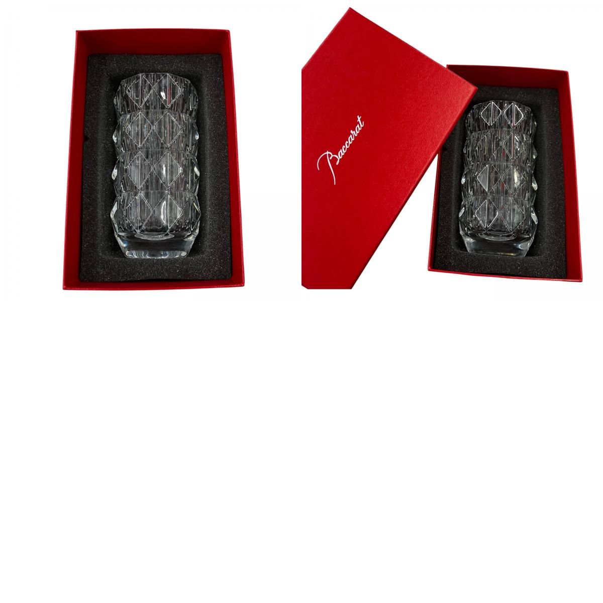 186000 現状品 Baccarat バカラ ルクソール ベース 花瓶 2813291