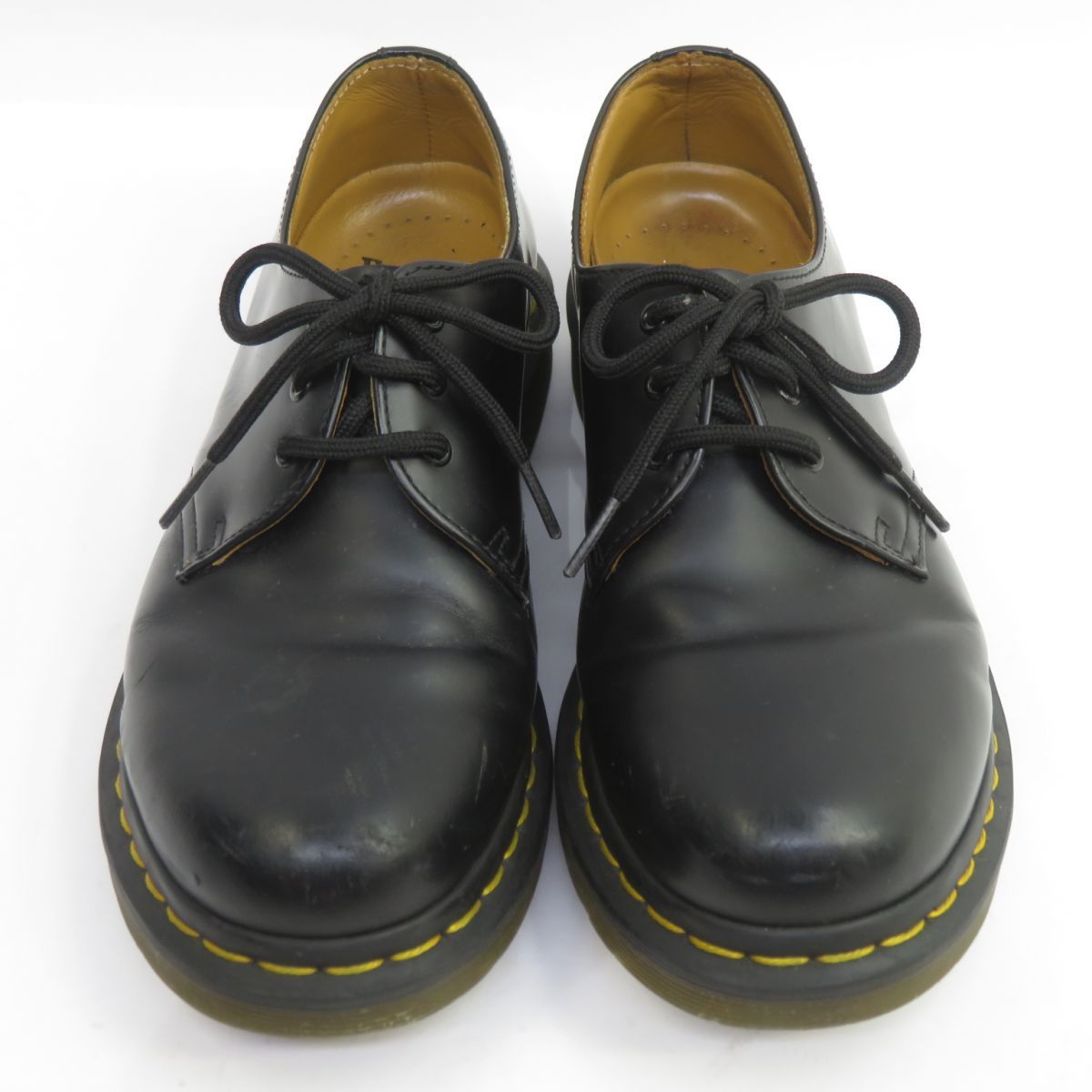 Dr.Martens ドクターマーチン 1461W ギブソン 3ホールシューズ UK5 24cm ブラック 箱無 ※中古