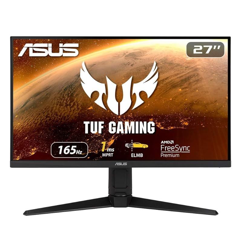 ASUS ゲーミングモニター 165Hz 27インチ モニター IPS フルHD 1ms