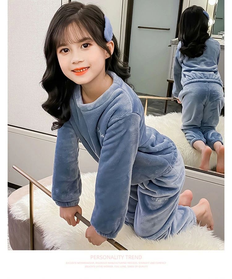 パジャマ キッズ 長袖 子供 女の子 男の子 セットアップ スウェット 冬 ルームウェア もこもこ 暖かい 上下セット 厚手 裏起毛 あったか 子