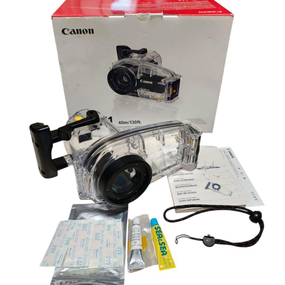 美品/水深40m】Canon WP-V1 防水ケース iVIS HF21/HF20対応 ビデオ