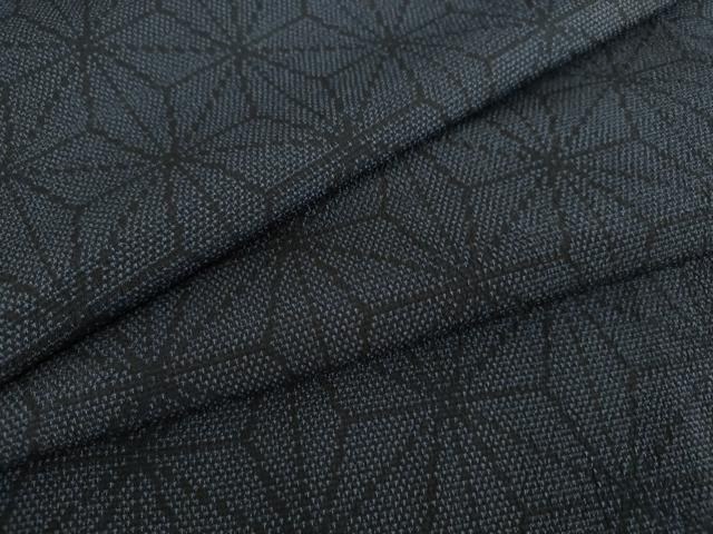 平和屋着物○本塩沢 麻の葉文様 正絹 逸品 AAAV8890ma - メルカリ