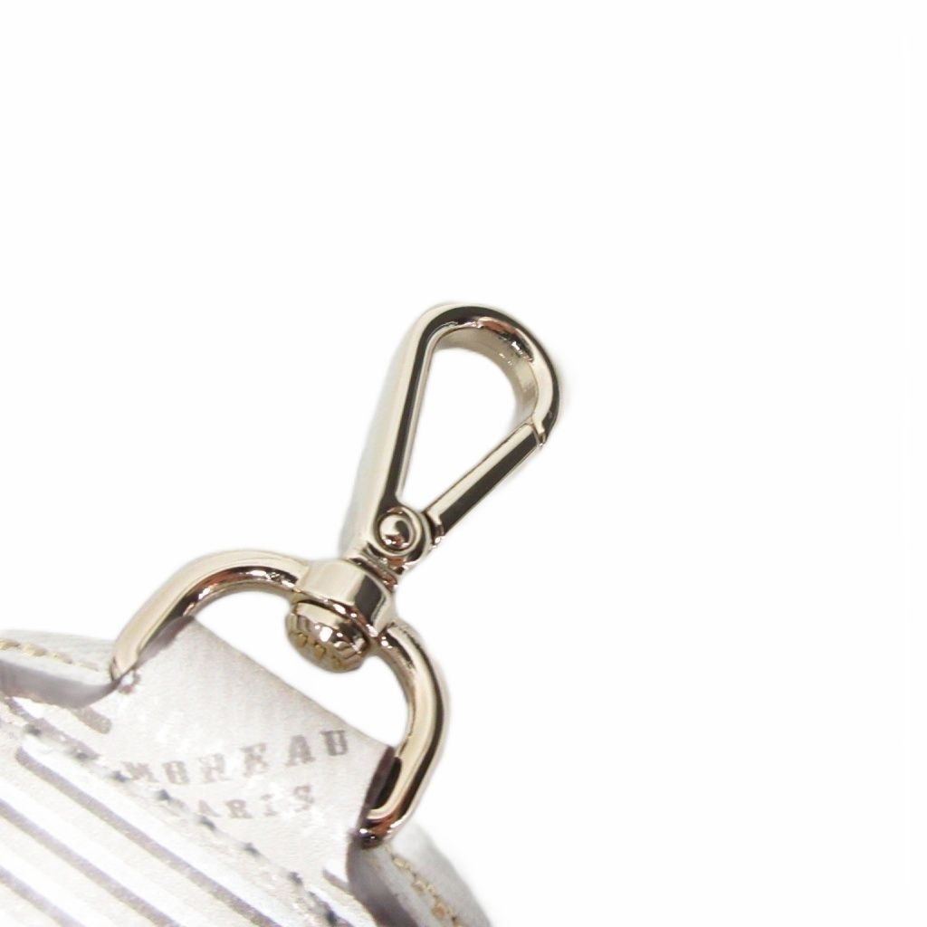 モロー パリ MOREAU PARIS ラウンドチャーム ROUND CHARME バッグチャーム コインケース ポーチ 小銭入れ カラビナ シャンパン ベージュ