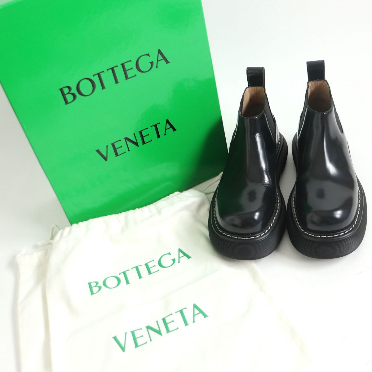 Bottega Veneta Swell クロップドチェルシーブーツ 40 Bottega Veneta Swell クロップドチェルシーブーツ 40