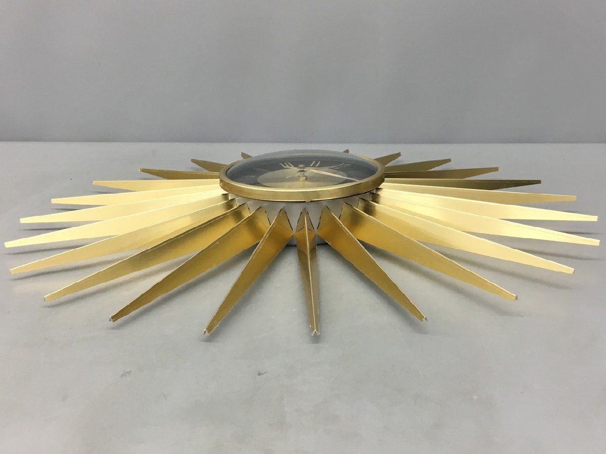 324 彫刻入り振り子掛時計　小型ひまわり柱時計 324 彫刻入り振り子掛時計 小型ひまわり柱時計