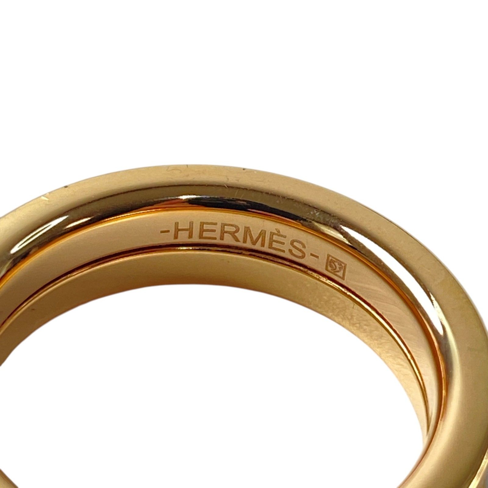 HERMES 】エルメス リング 《ブリッド・ドゥ・ガラ・ラヴ》 PM 美品  