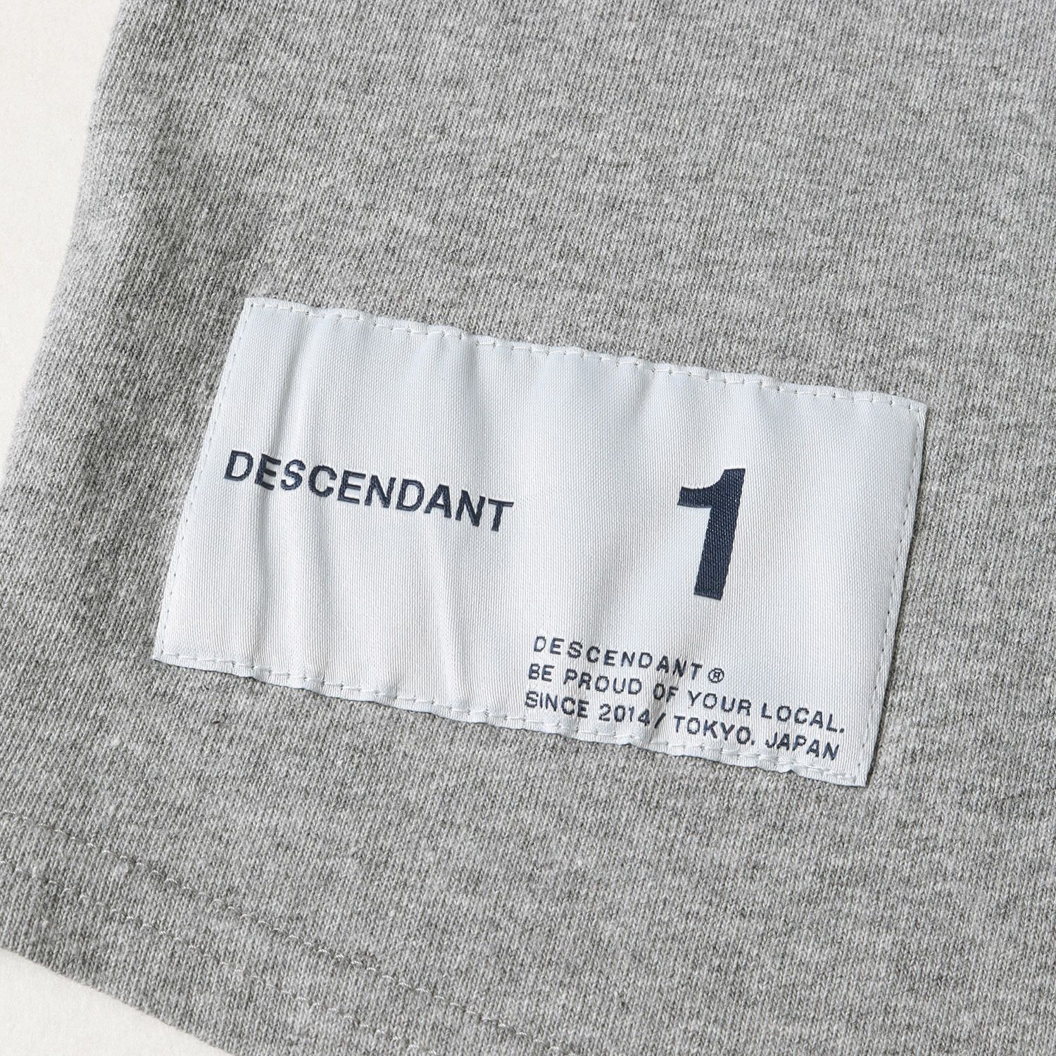 DESCENDANT ディセンダント Tシャツ サイズ:1 20SS オーバルロゴ ラグラン 7分袖 ベースボールTシャツ TWO BIT B.B  SS グレー ネイビー トップス カットソー 長袖Tシャツ【メンズ】 - メルカリ