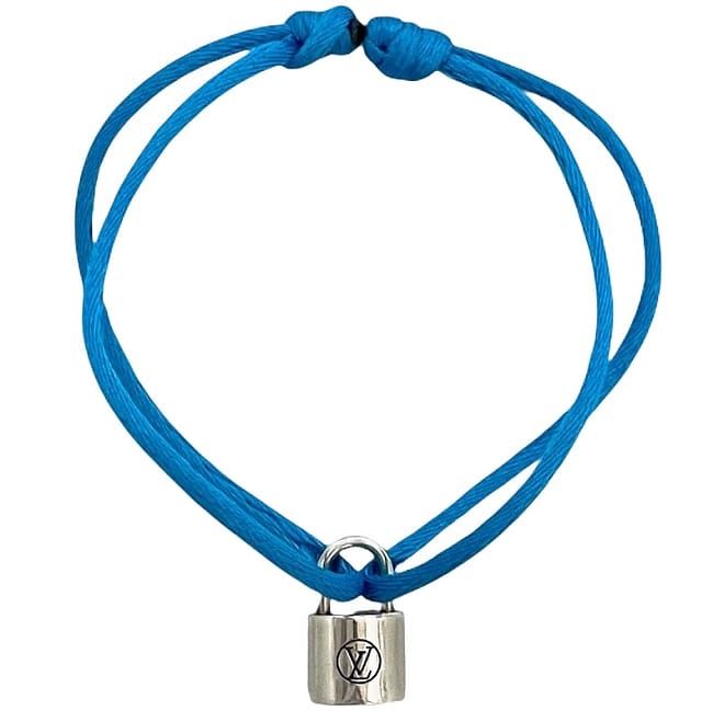 ルイ ヴィトン ブレスレット ブラスレ ロックイット ブルー シルバー