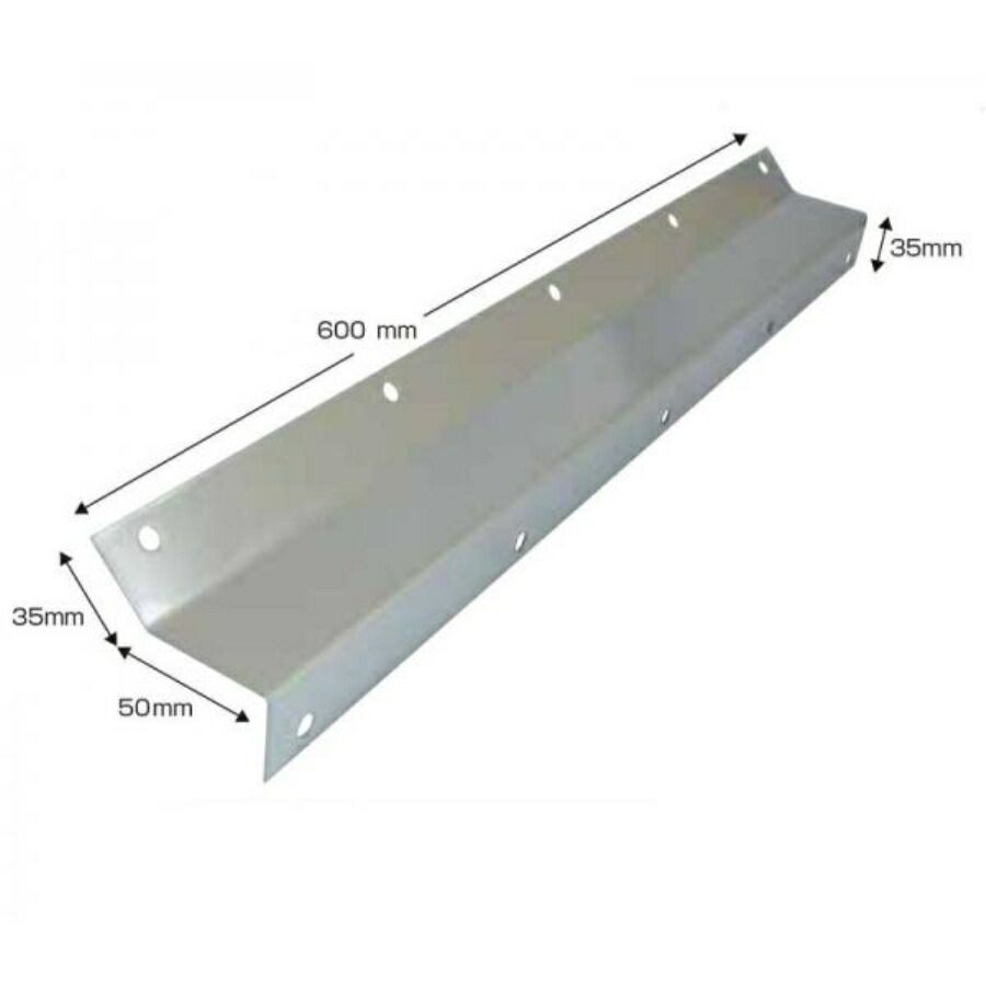 即 OK JET 泥除け巻込防止板 ステンレス 大型車用 600×50mm 522076 泥除巻込防止ステー