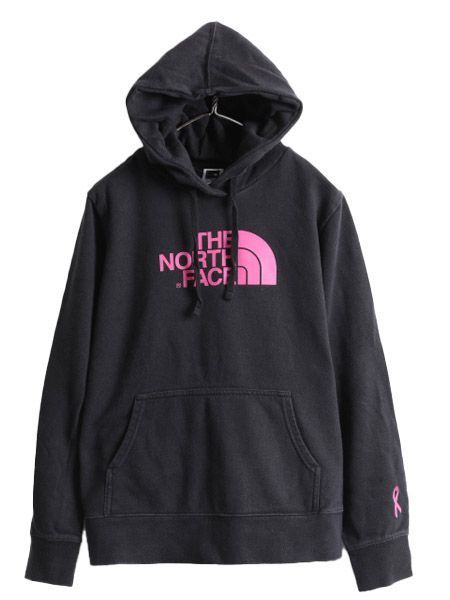 お得なクーポン配布中!】 ノースフェイス プリント スウェット フード パーカー レディース L / 古着 The North Face プルオーバー  裏起毛 トレーナー アウトドア 黒 - メルカリ