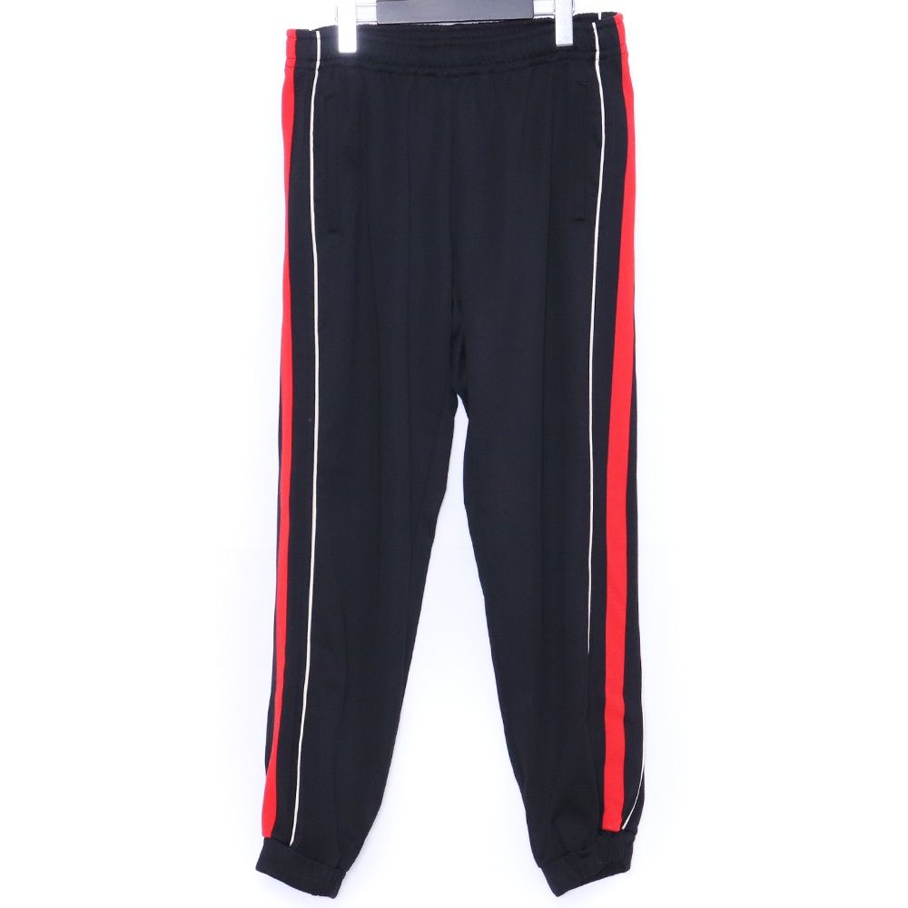 GUCCI サイドライントラックパンツ Sサイズ ブラック 575763 XJBBE