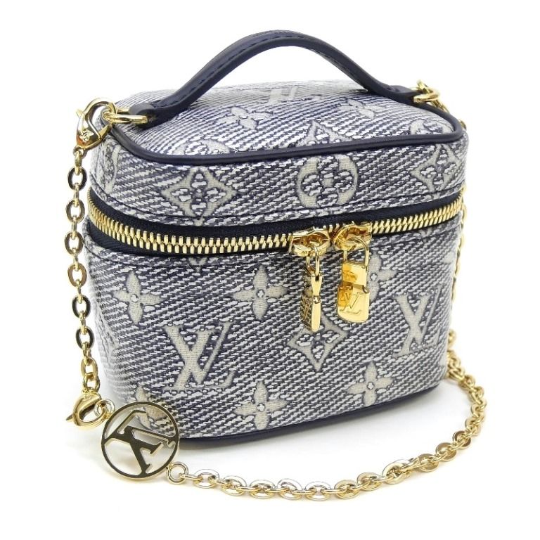 ルイ ヴィトン LOUISVUITTON ミクロ ヴァニティ M82467 モノグラム ラミネーテッド ジャガード