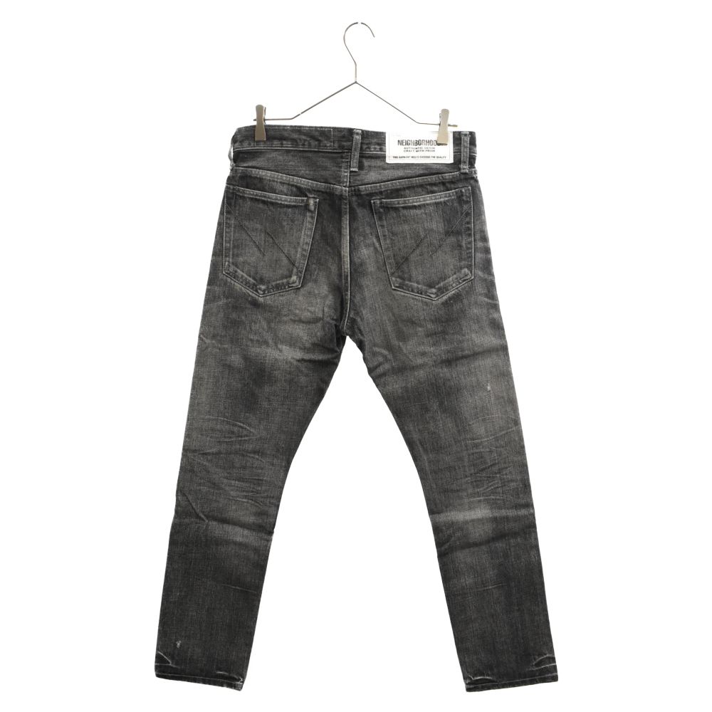 NEIGHBORHOOD (ネイバーフッド) 19SS WASHED DP NARROW/14OZ-PT ナローパンツ ダメージ加工 デニムパンツ  インディゴ 191XBNH-PTM12 - メルカリ