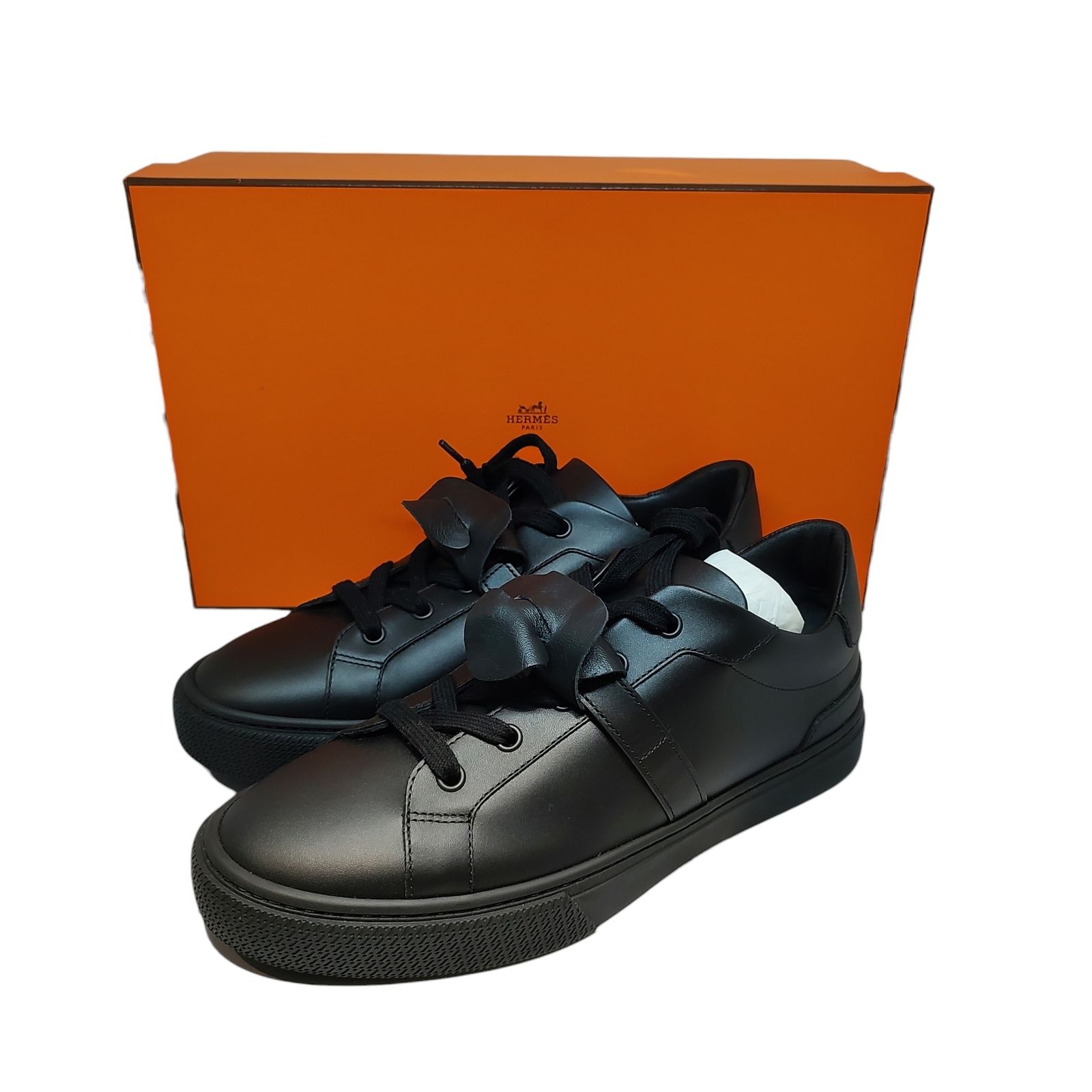 Hermes エルメス Day ケリー バックル レザー スニーカー H222896ZH03390 39.5 （25.5） ブラック