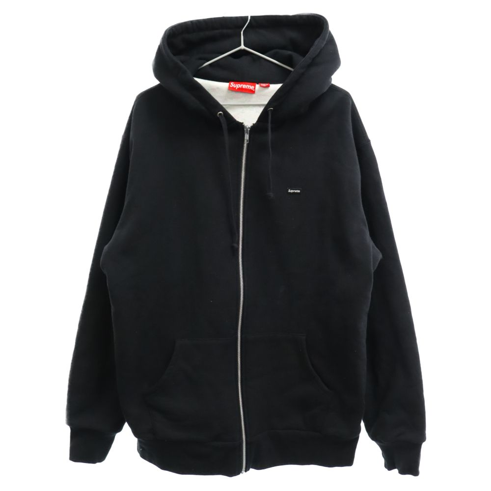 SUPREME (シュプリーム) 17AW Small Box Logo Zip Up Hoodie スモールボックスロゴ ジップアップ パーカー  ブラック - メルカリ