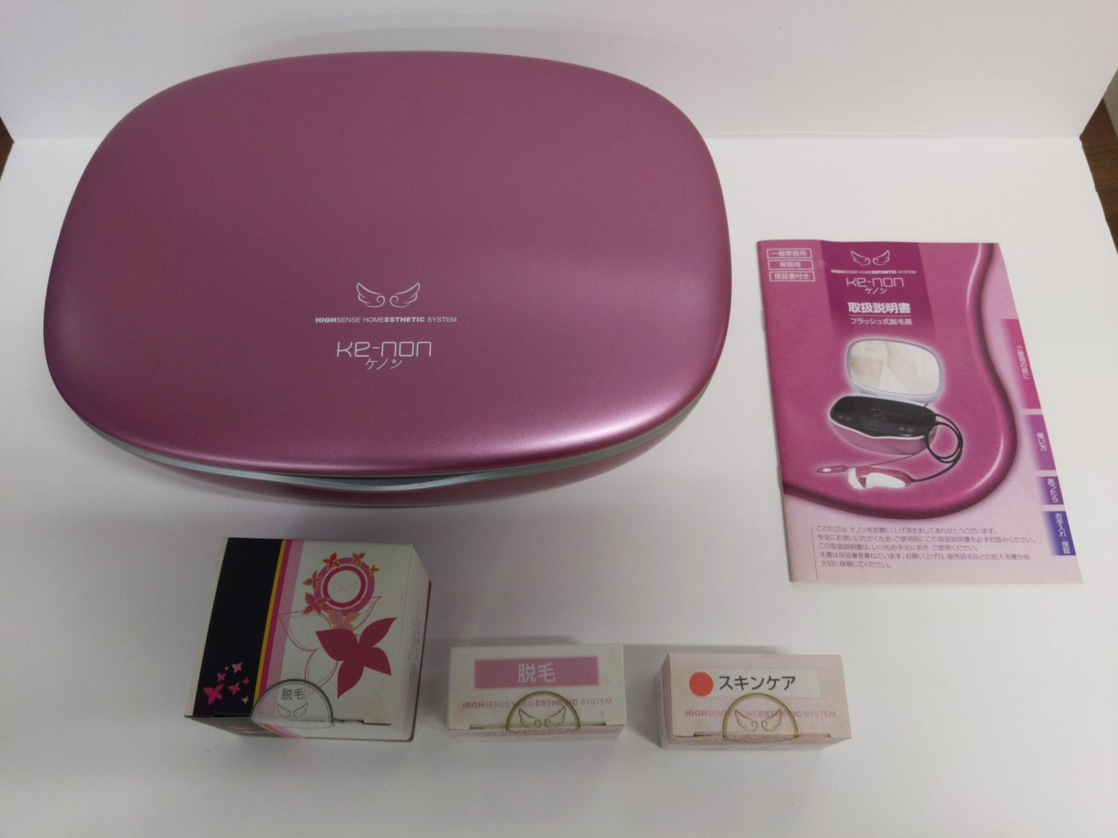 新品　ケノン　エムテック　脱毛　ピンク　セット 新品ケノンエムテック脱毛ピンクセット