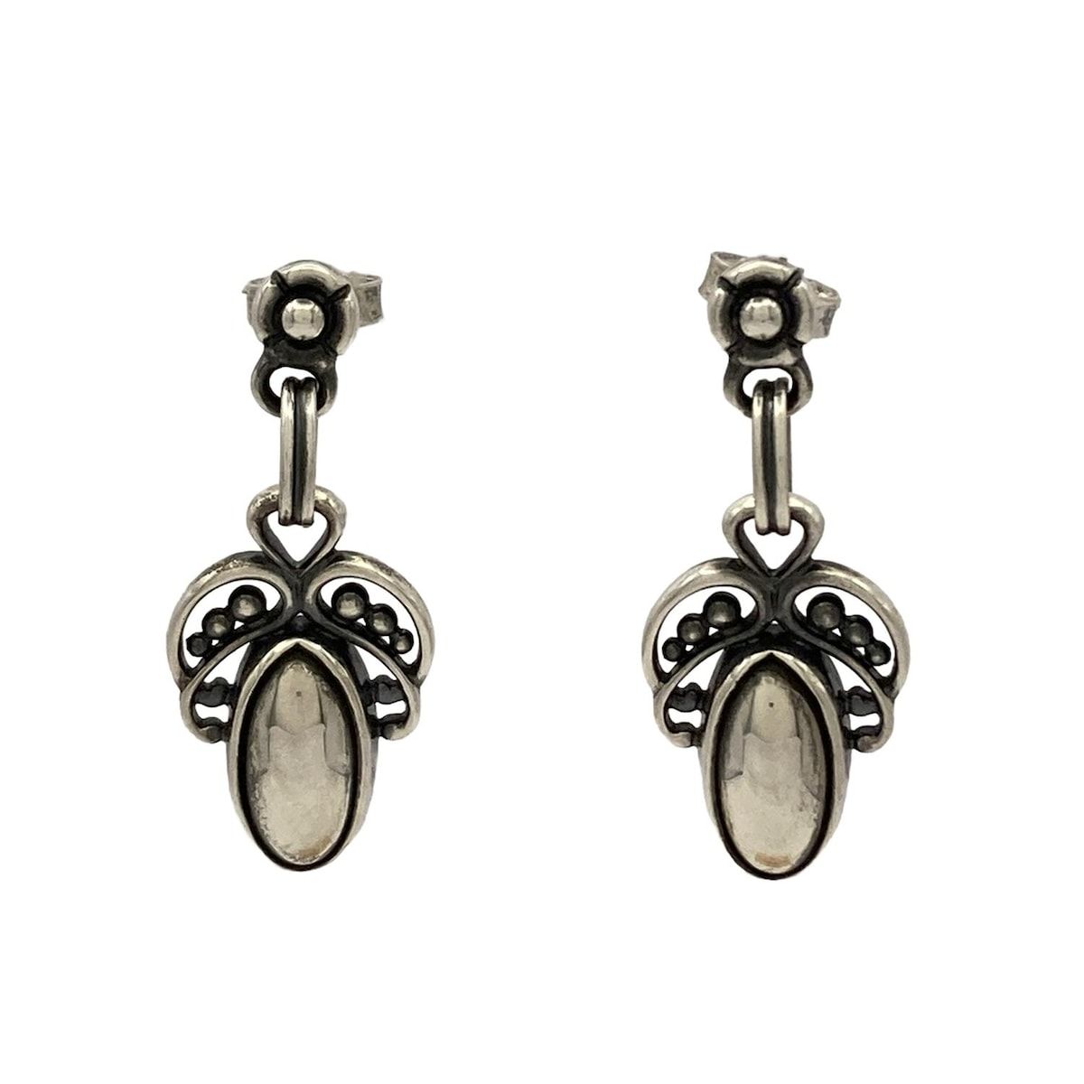 GEORG JENSEN ジョージジェンセン ピアス - シルバー