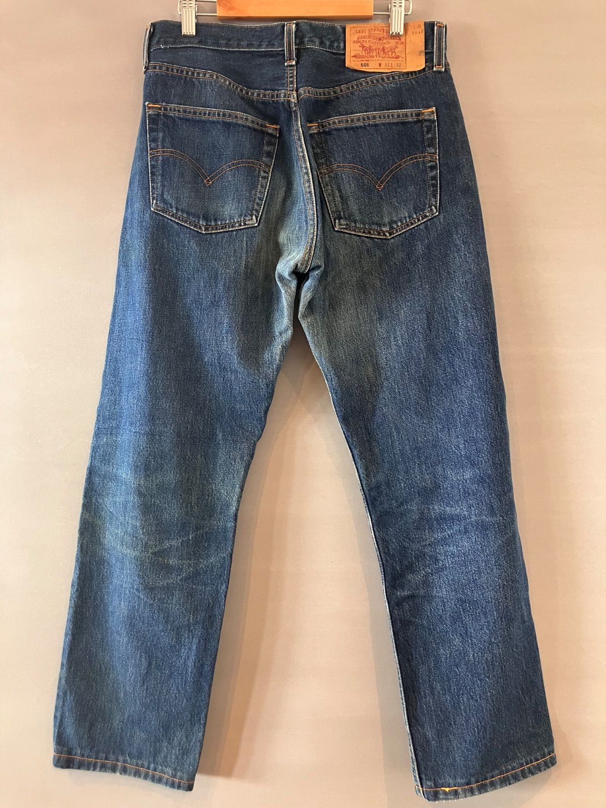 90s Levi’s 501xx ボタン裏553 米国最終モデル リーバイス Levis 90s USA製 501XX ボタン裏553 ダメージデニム