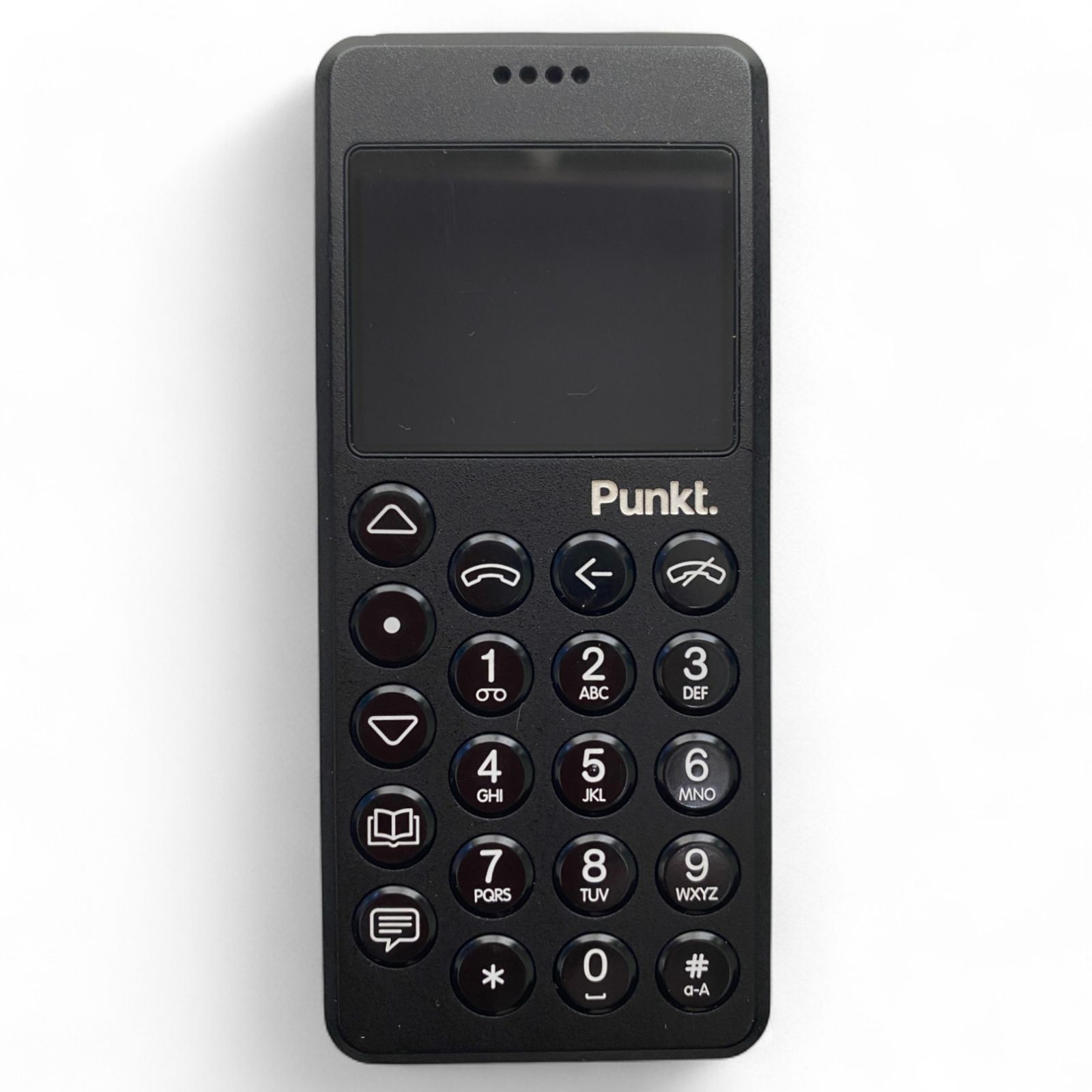 ◯ プンクト Punkt. 集中力を取り戻す携帯電話 MP02 ブラック