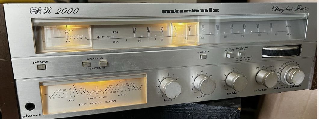 Marantz SR 2000 ステレオフォニックレシーバー ラジオ テスト済み 動作 済み