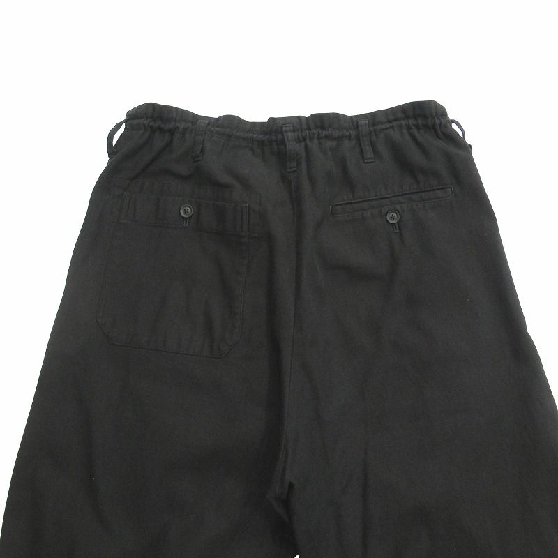 ヨウジヤマモトBLACK Scandal 黒 サルエルパンツ ドローストリング 20aw ブラックスキャンダル ヨウジヤマモト BLACK Scandal YOHJI