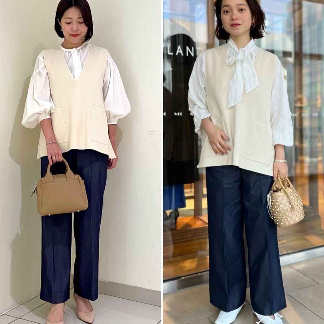 Ballsey トゥモローランド 定価2.8万 パールコンビVネックベスト S