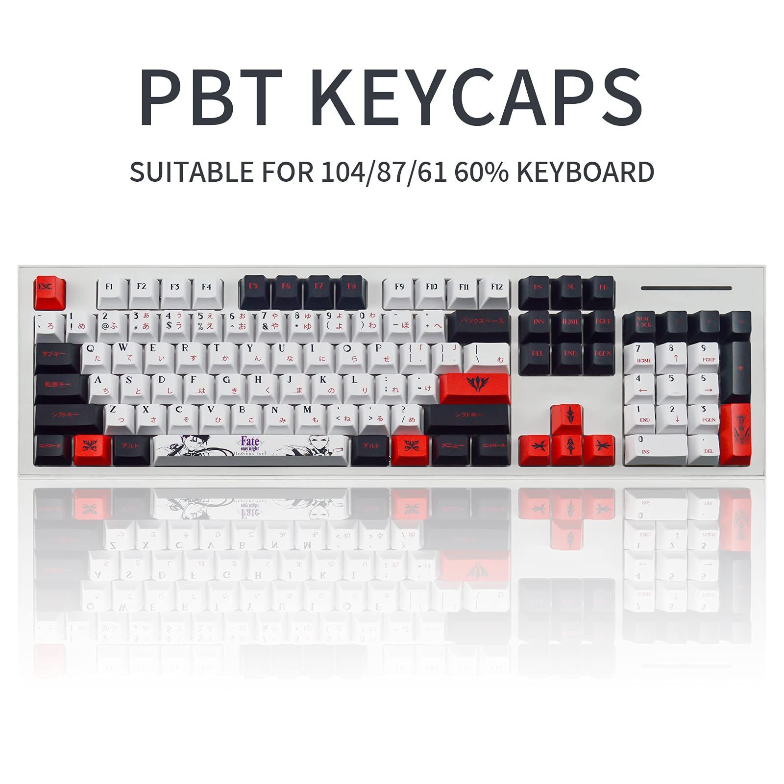 メルカリshops 人気商品 アニメ 日本語配列 Pbt キーキャップ チェリープロフィール60