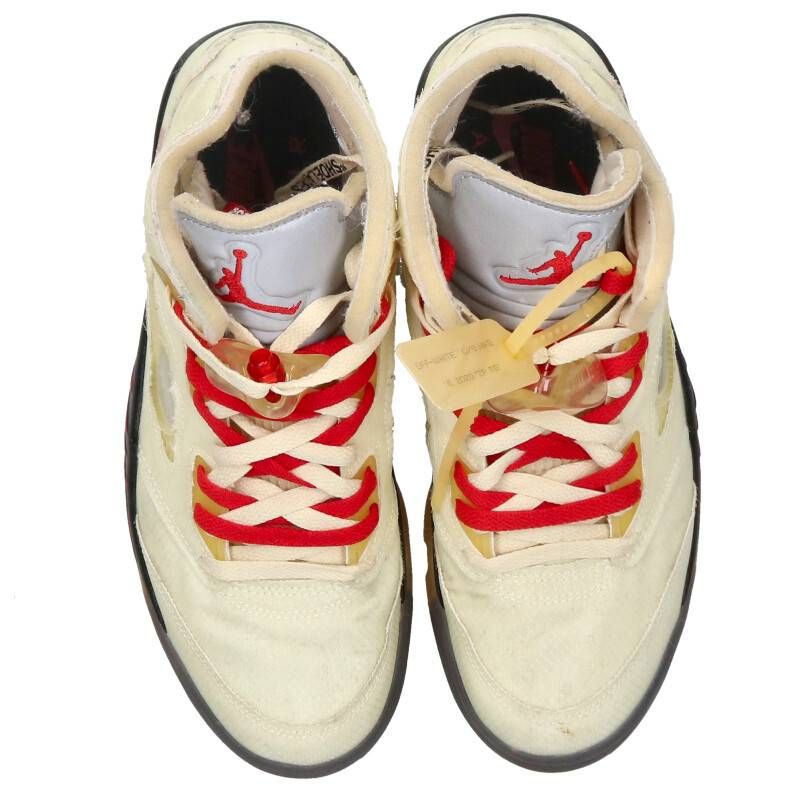 ナイキ オフホワイト AIR JORDAN 5 SAIL DH8565-100 エアジョーダン5セイルスニーカー メンズ 28cm 【4/25～  フォロワー限定クーポン配信】 - メルカリ