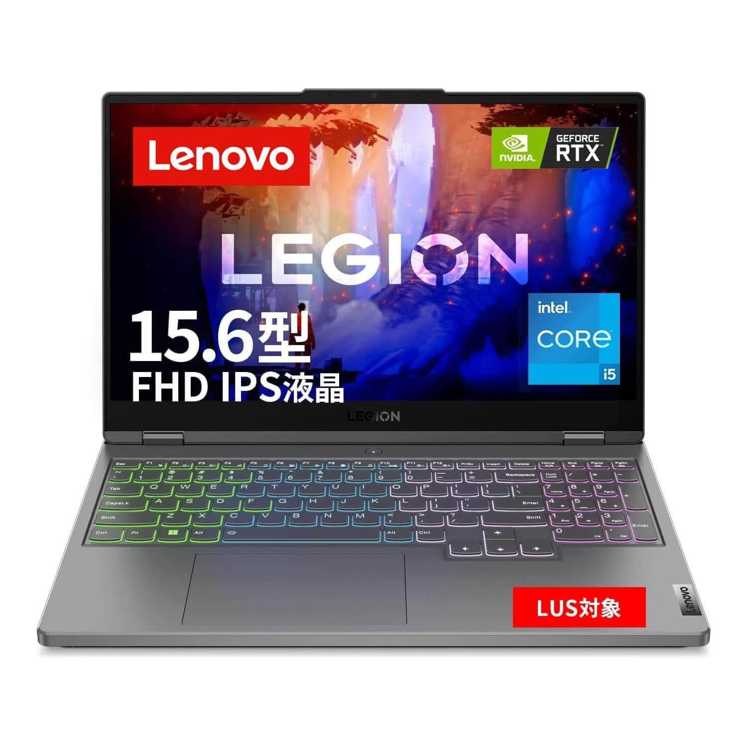 Lenovo Legion 570i ノートパソコン ゲーミング 15.6インチ FHD IPS液晶 RTX 3050Ti インテル® Core™ i5 12500H プロセッサー 16GB 512GB SSD 165Hz W [I5/16GB/3050ti]