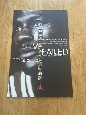未開封 98年当時品 Michael Jordan マイケルジョーダン I SUCCEED ポスター NBA バスケットボール スポーツグッズ ヴィンテージポスター