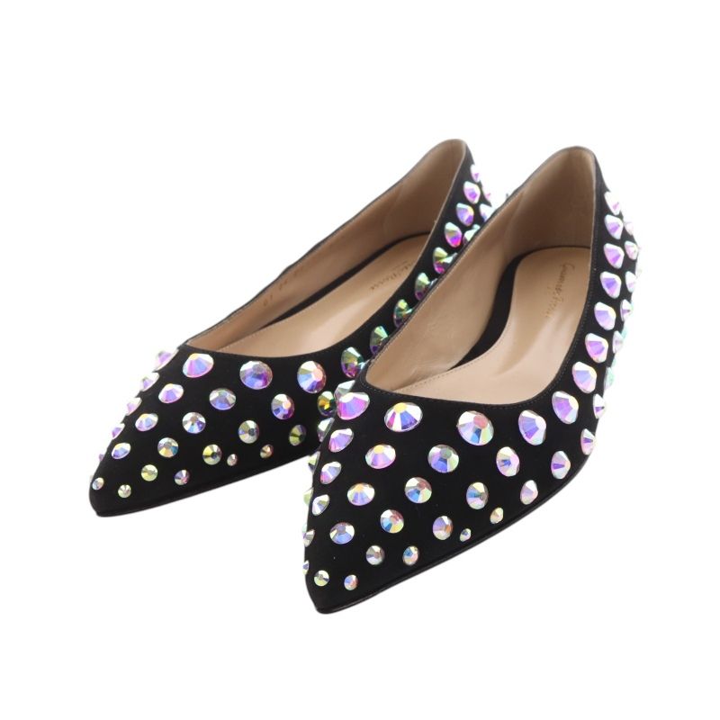レースポインテッドトゥパンプス（シューズ）｜Gianvito Rossi