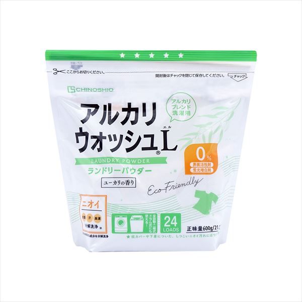まとめ買い-20点セット アルカリウォッシュＬ ランドリーパウダー 地の塩社 衣料用洗剤 自然派