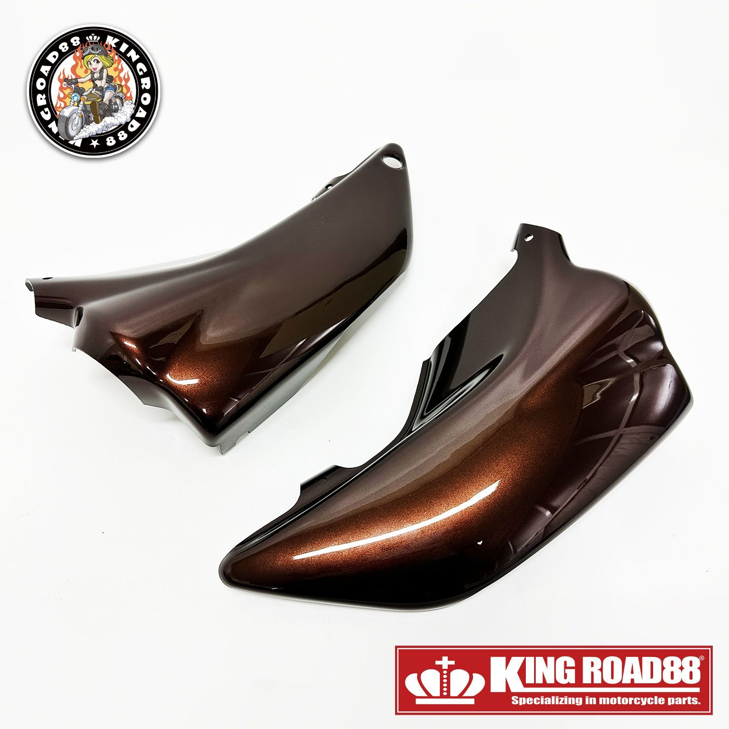 初回限定□おまけ付】カワサキ / ゼファー400 ☆ KingRoad88 / Z2 仕様 火の玉 / 橙 茶 / サイドカバー テールカウル  2点セット2点セット - メルカリ