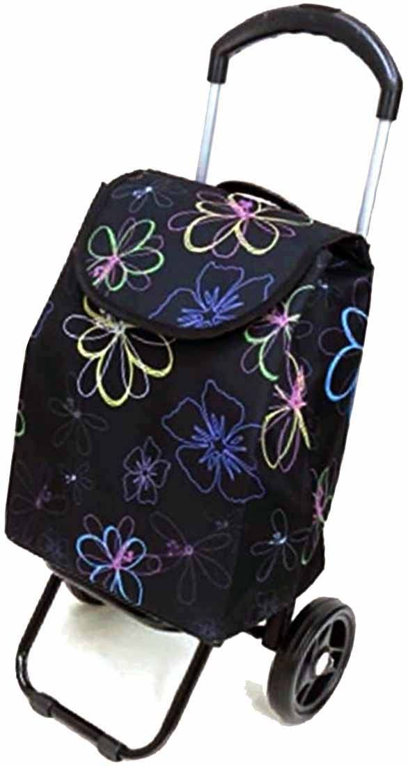 買い物カート レディース 妊婦 妊娠 マイバッグ エコバッグ 引く 高齢者 ショッピングカート おばあちゃん かわいい 保冷 保温 軽量 タイヤ 大きい 一番人気 ラインフラワー カート シルバー キャリー 2輪 おしゃれ 階段 1131033-F-75