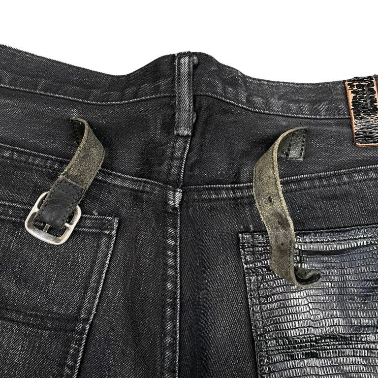 ISAMU KATAYAMA BACKLASH ヴィンテージ加工リザード型押し