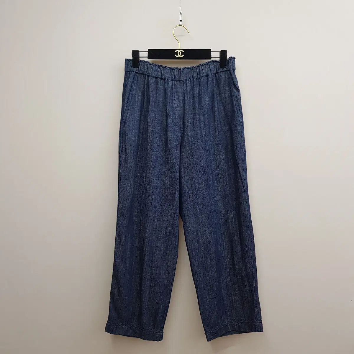 BEAKER 2025 コットン デニム ワイド パンツ 64-94 サイズ